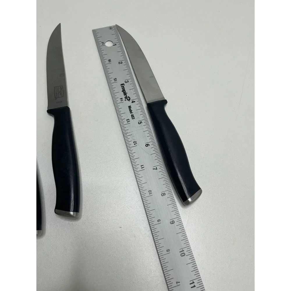 Chicago Cutlery Steak Knife Set 3 Piece Black Handle Stainless Steel Replacement